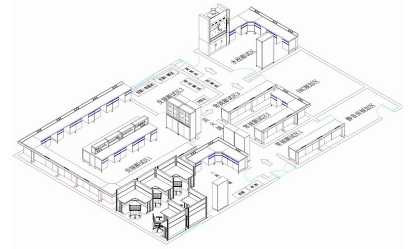 重慶實(shí)驗(yàn)室平面規(guī)劃